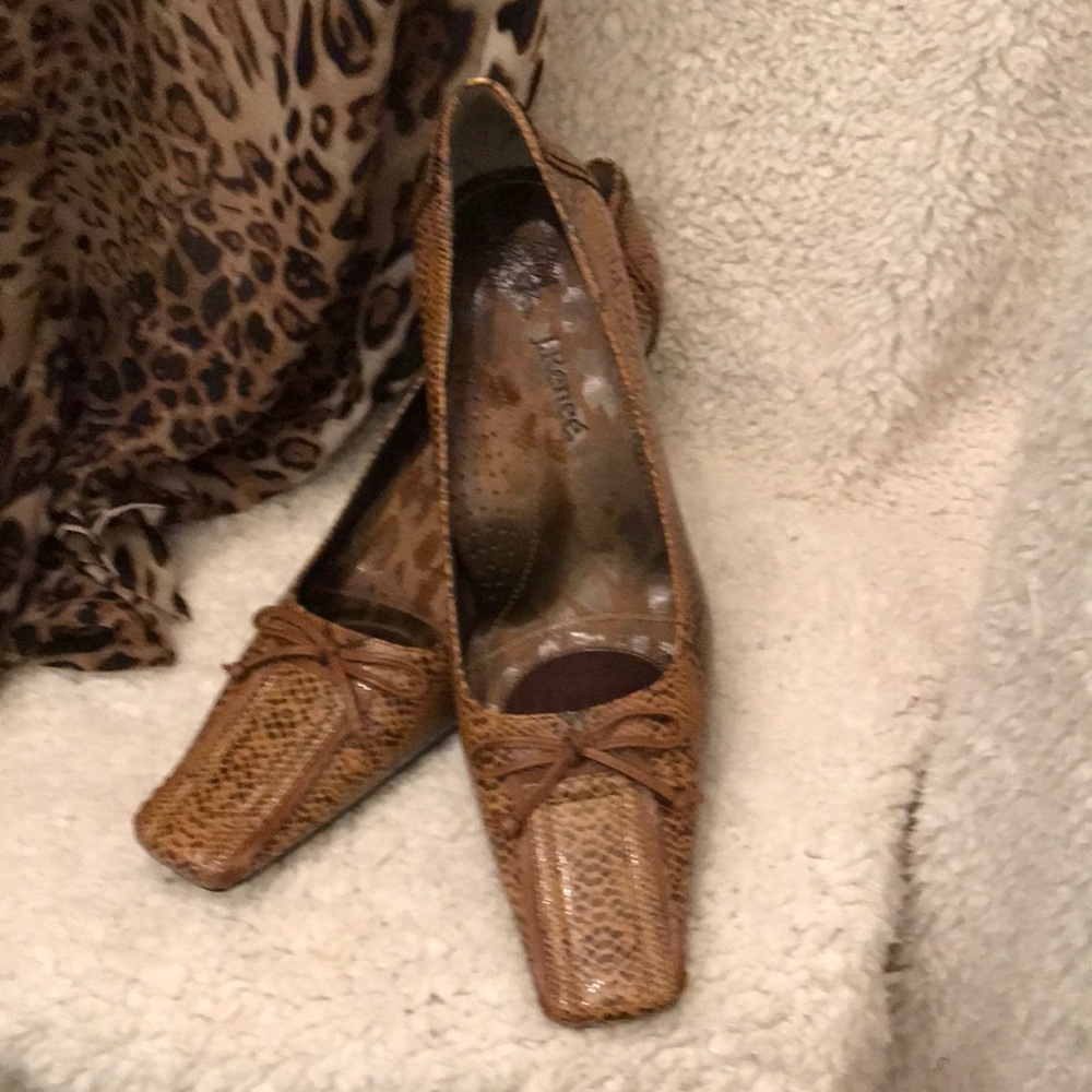 J. Renee snakeskin pumps